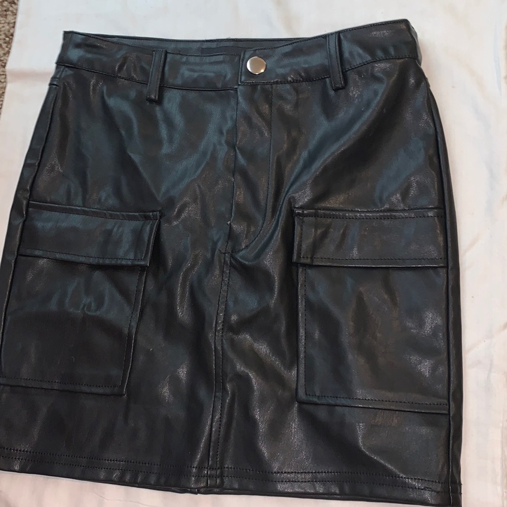 black skirt